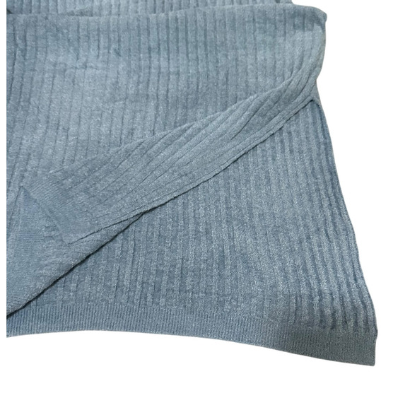 NWT Barefoot Dreams Cozychic Ultra Lite Ribbed Column Maxi Dress Blue XS Tall - Picture 9 of 11